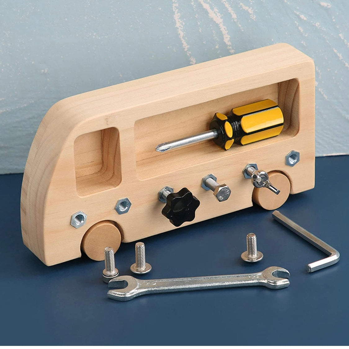 Montessori Screwdriver Board Truck